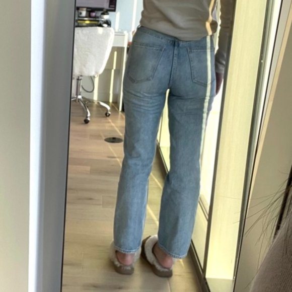 Denim Forum Straight Leg Jeans - Picture 4 of 5